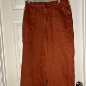 Orange/red Universal thread wide leg pants